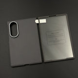 Leather Full-Cover Case with Built-In Screen Protector for Samsung Galaxy Z Fold 8