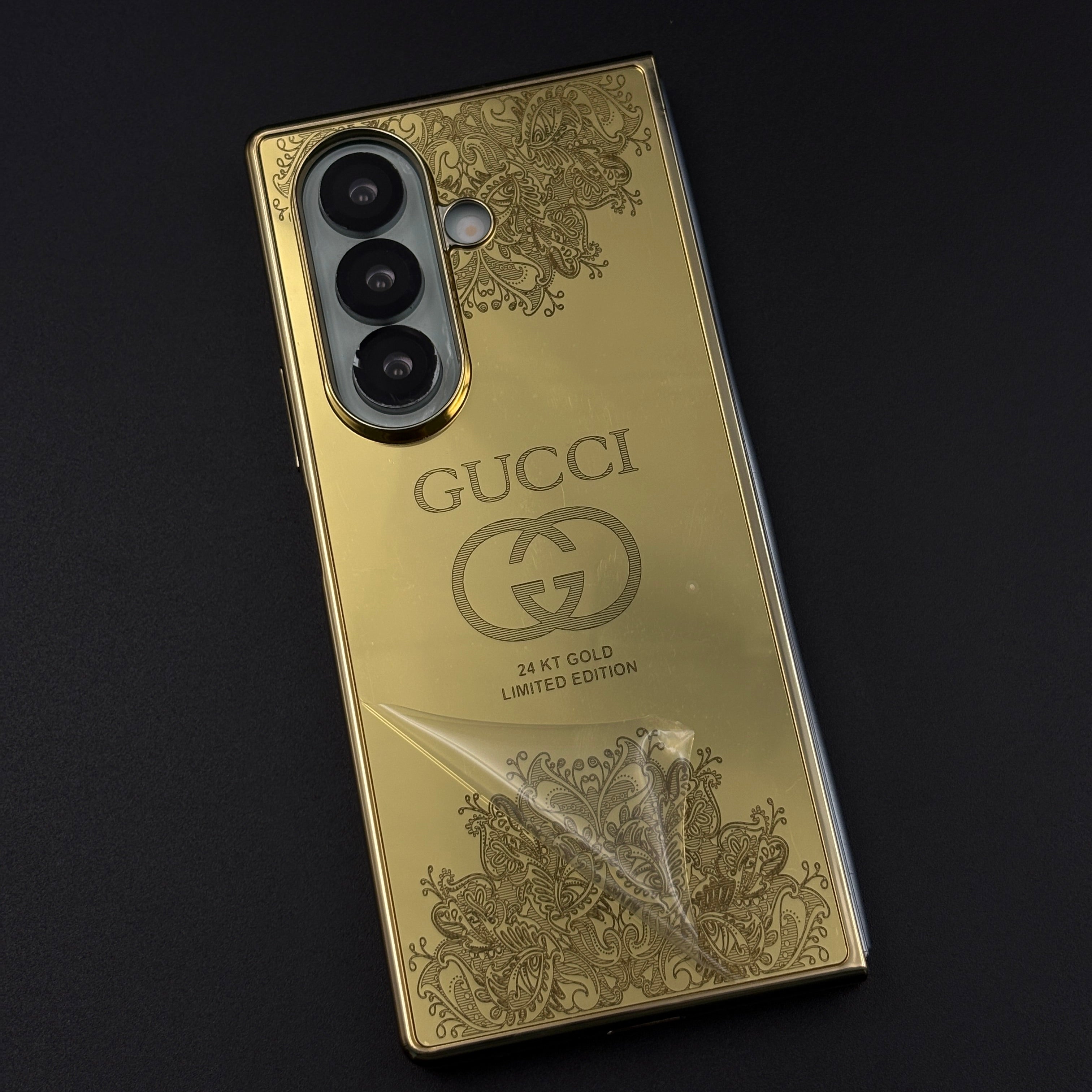 Handcrafted 24K Gold Plated Case for Samsung Galaxy Z Fold 7 | Luxury Limited Edition Cover