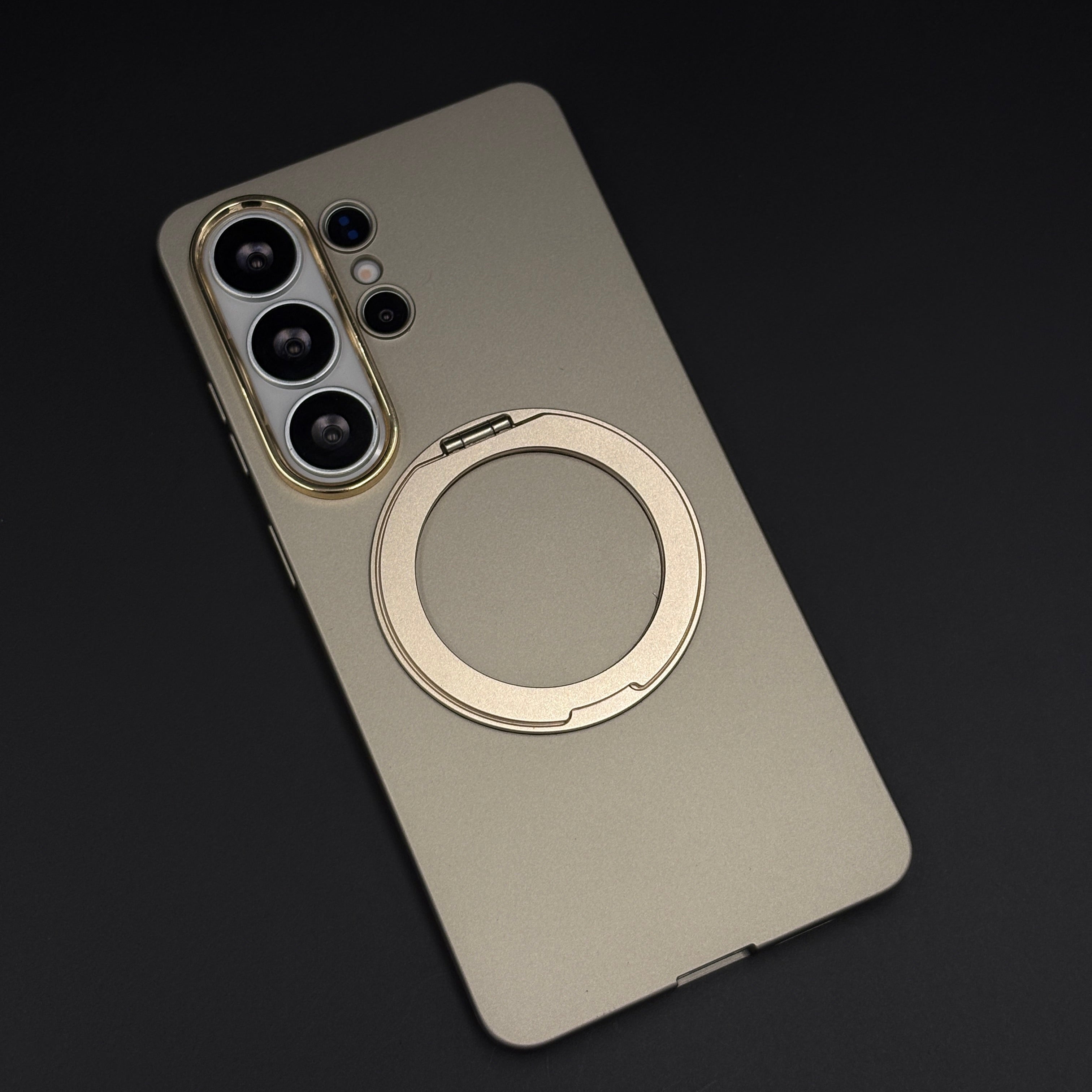 Matte MagSafe Case Cover with 360° Metal Kickstand for Galaxy S26 Ultra