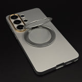 Matte MagSafe Case Cover with 360° Metal Kickstand for Galaxy S26 Ultra