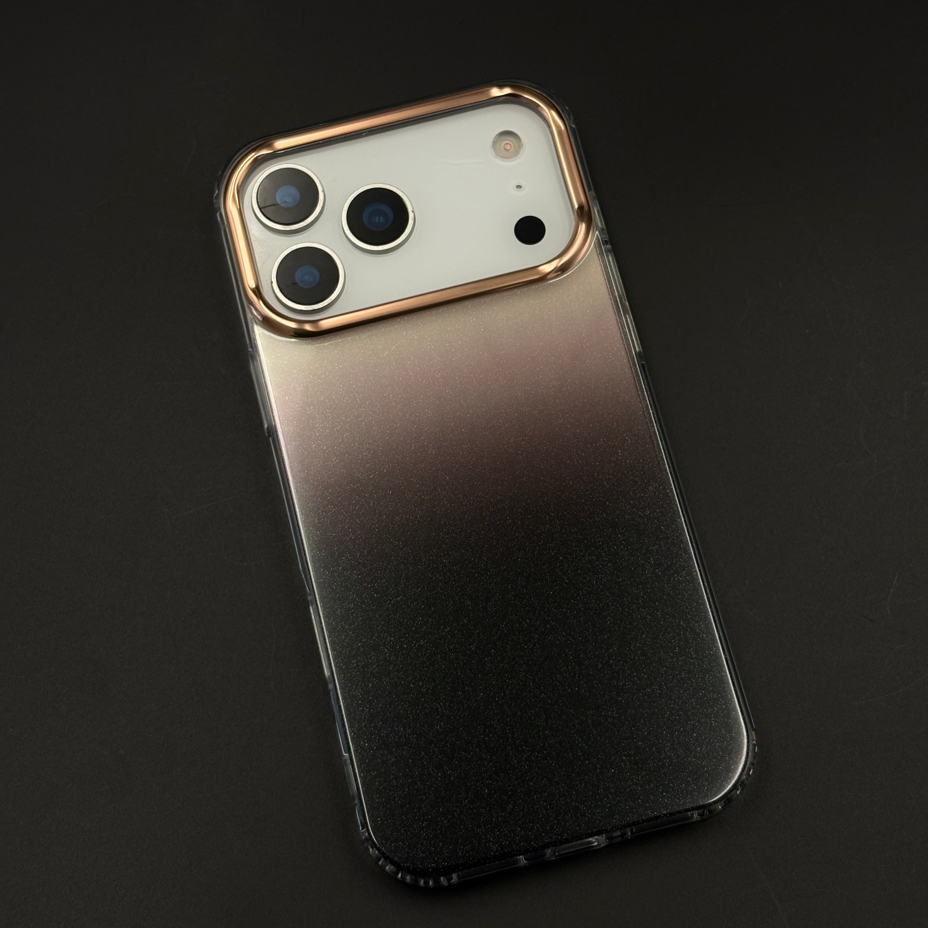 Midnight Black Gradient Protective Mobile Case Cover for iPhone 17 Series