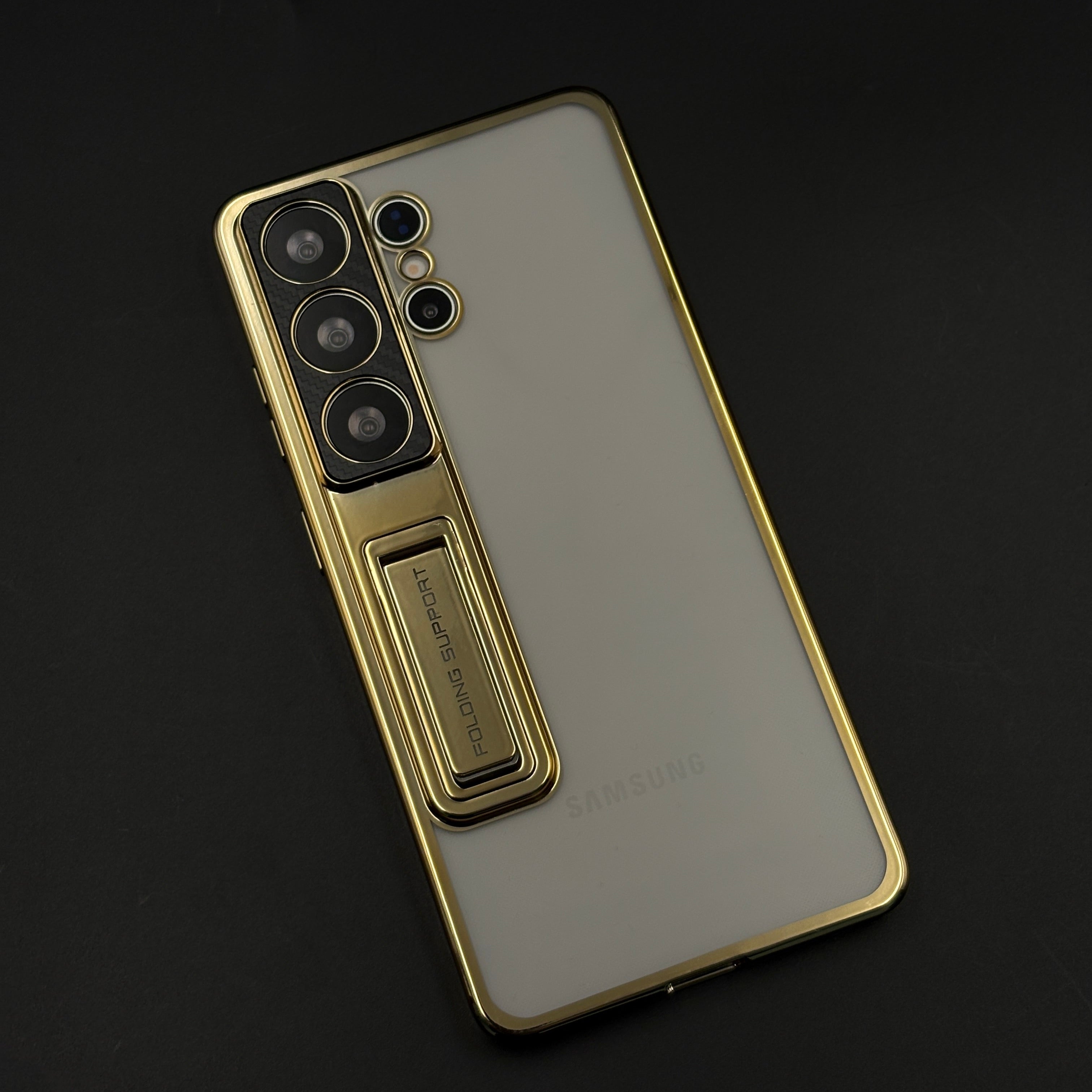 Luxury Pull-Out Stand Case for Samsung Galaxy S26 Ultra