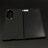 Carbon Fiber Matte Case with Front Screen Protector for Samsung Galaxy Z Fold 7