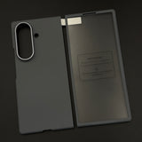 Silk-Touch Silicone Protective Case for Samsung Galaxy Z Fold 8 Ultra with Microfiber Lining & Front Screen Guard