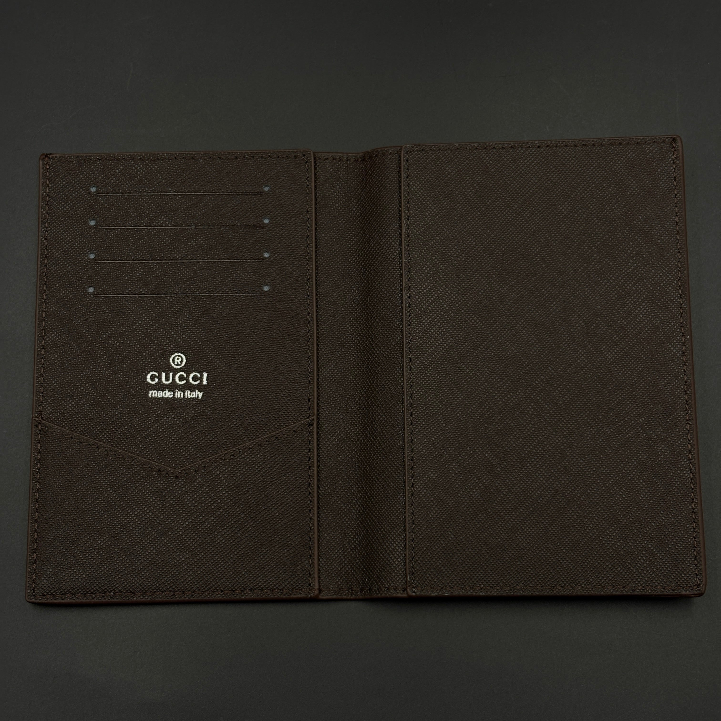 Luxury GG Monogram Passport Holder Case Cover Slim Design for Travel Men Women with Box
