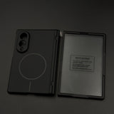 Hard Shell Matte MagSafe Hinge Protection Case for Samsung Galaxy Z Fold 8 with Built-In Screen Protector