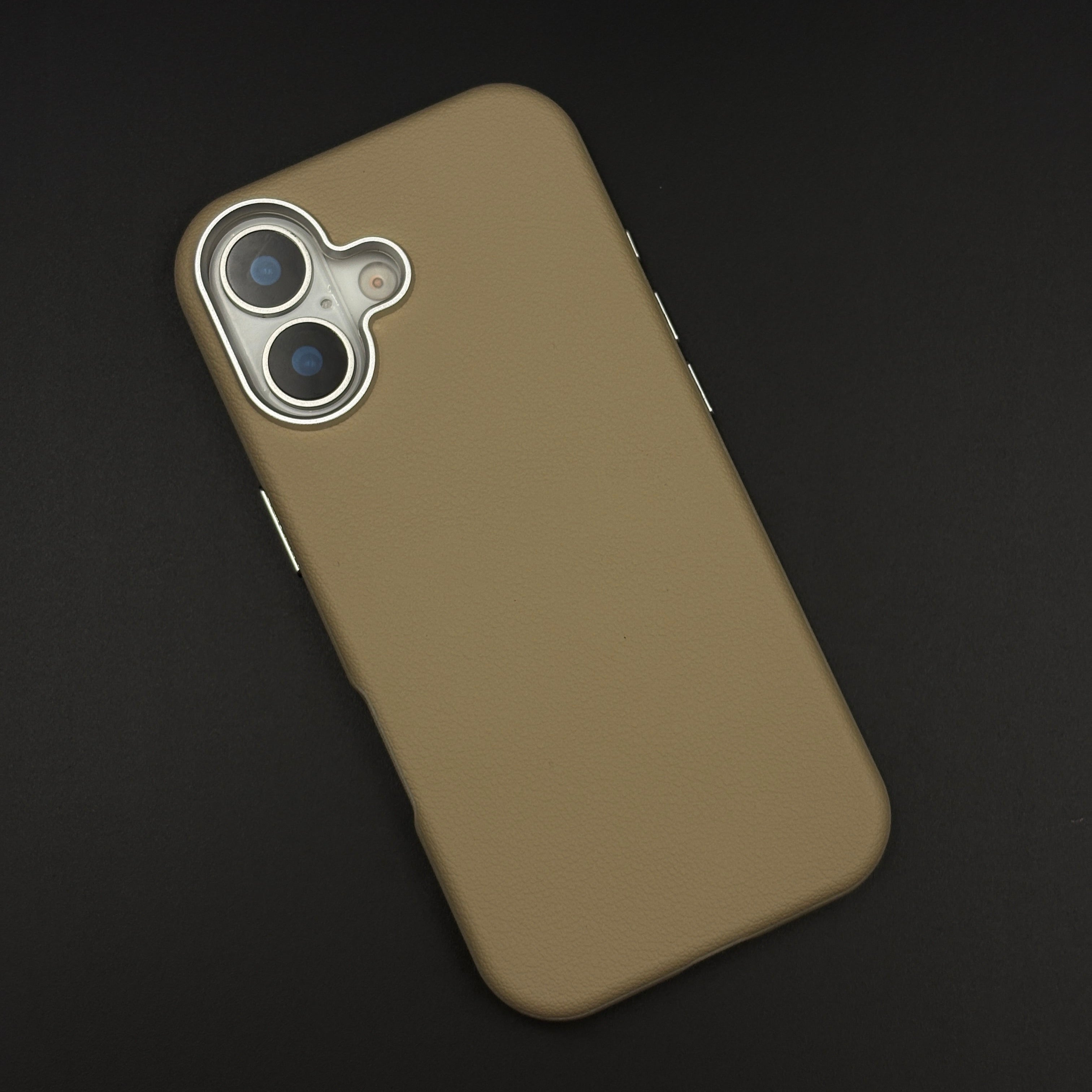 Minimalist Leather Phone Case Cover for iPhone 17 | Invisible MagSafe Compatible