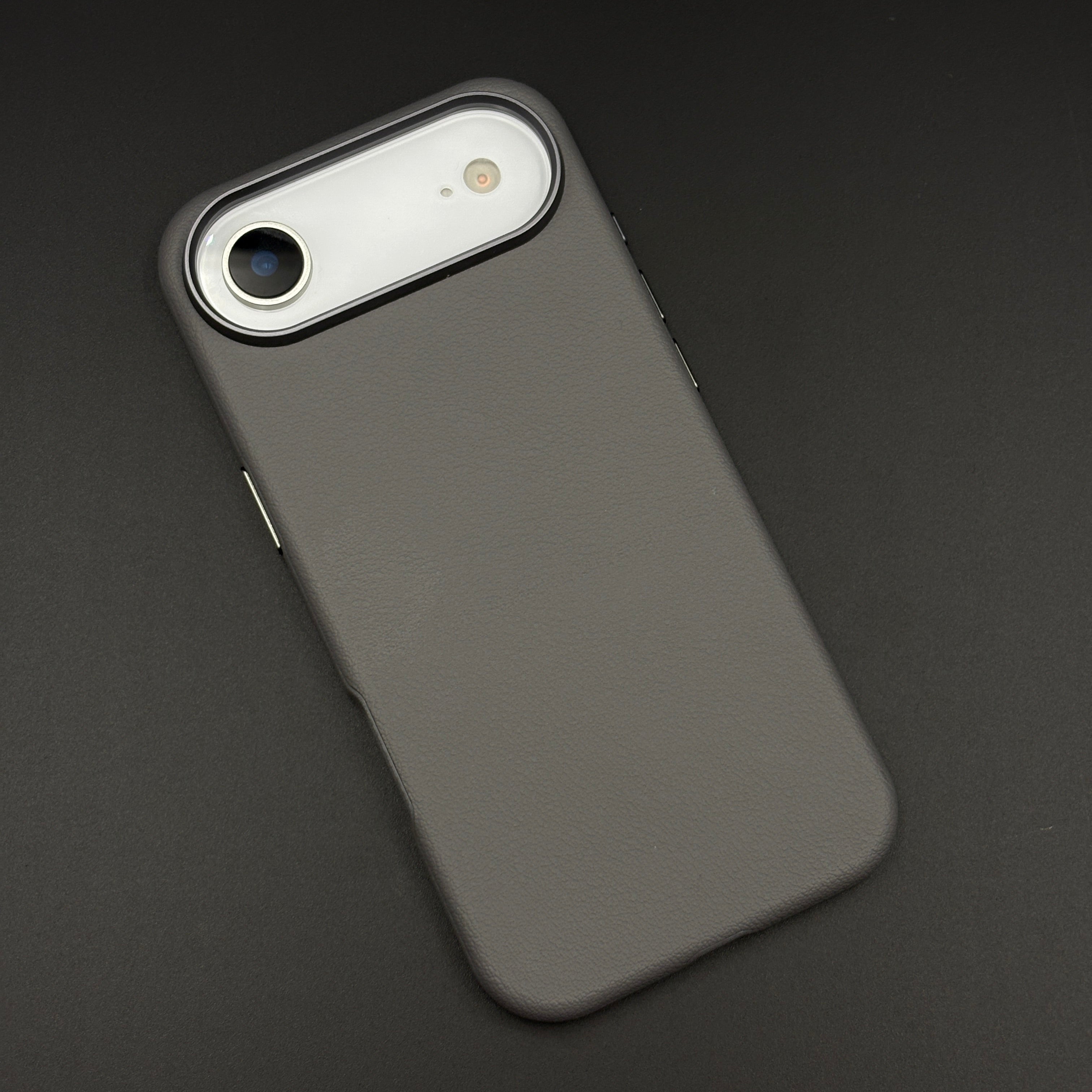 Minimalist Leather Phone Case Cover for iPhone 17 Air | Invisible MagSafe Compatible