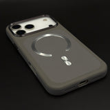 Luxury Dual Tone Leather Finish Textured MagSafe Case Cover for iPhone 17 Series