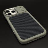 Stealth Armor Hidden MagSafe Carbon Mobile Case Cover for iPhone 17 Series
