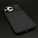 Stealth Armor Hidden MagSafe Carbon Mobile Case Cover for iPhone 17 Series