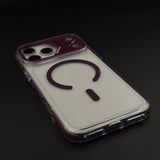 Clear MagSafe Case with Raised Metal Camera Bezel for iPhone 17 Series