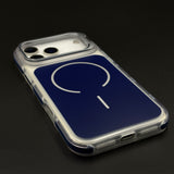 CrystalShield Color Anti‑Yellow Metal Kickstand MagSafe Case for iPhone 17 Series