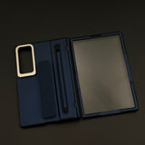 Hidden Kickstand Pen Hinge Case with Front Screen Protector for Samsung Galaxy Z Fold 8