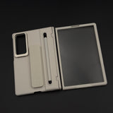 Hidden Kickstand Pen Hinge Case with Front Screen Protector for Samsung Galaxy Z Fold 8