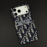 Embroidered Designer Fabric CD Case for iPhone 17 Series | Sophisticated Slim Cover