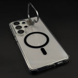 Non-Yellowing Clear Camera Kickstand MagSafe Mobile Case Cover for Samsung Galaxy S26 Ultra