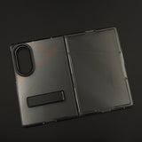 Crystal View Metal Kickstand Case Cover with Raised Camera Guard for Samsung Galaxy Z Fold 8