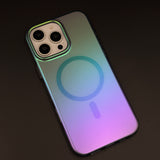 Holographic Aurora MagSafe Mobile Case Cover for iPhone