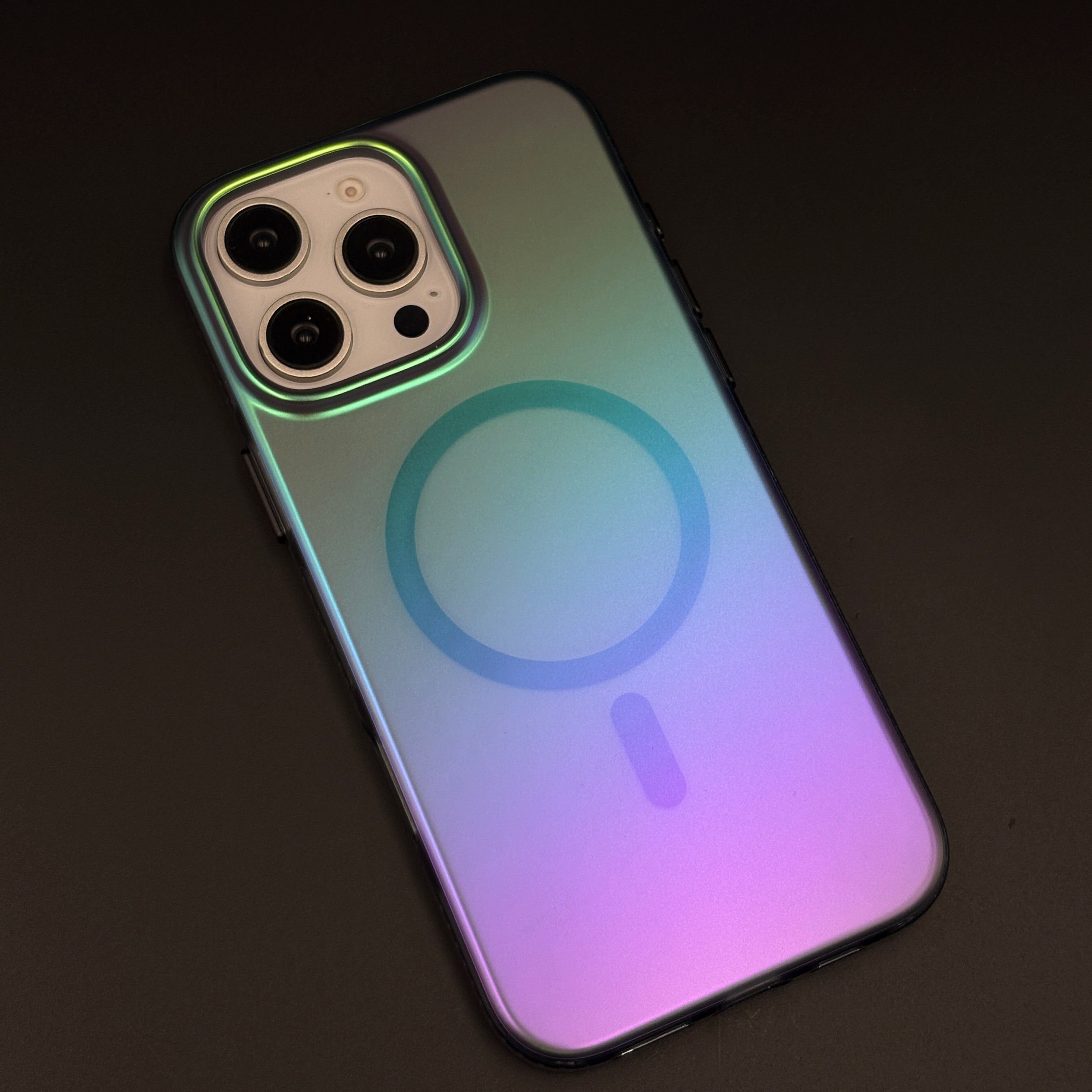 Holographic Aurora MagSafe Mobile Case Cover for iPhone