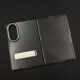 Crystal View Metal Kickstand Case Cover with Raised Camera Guard for Samsung Galaxy Z Fold 8