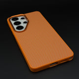 Carbon Fiber Case with Hidden Magsafe for Samsung Galaxy S26 Ultra | Metallic Camera Guard | Slim Magnetic Luxury Protection