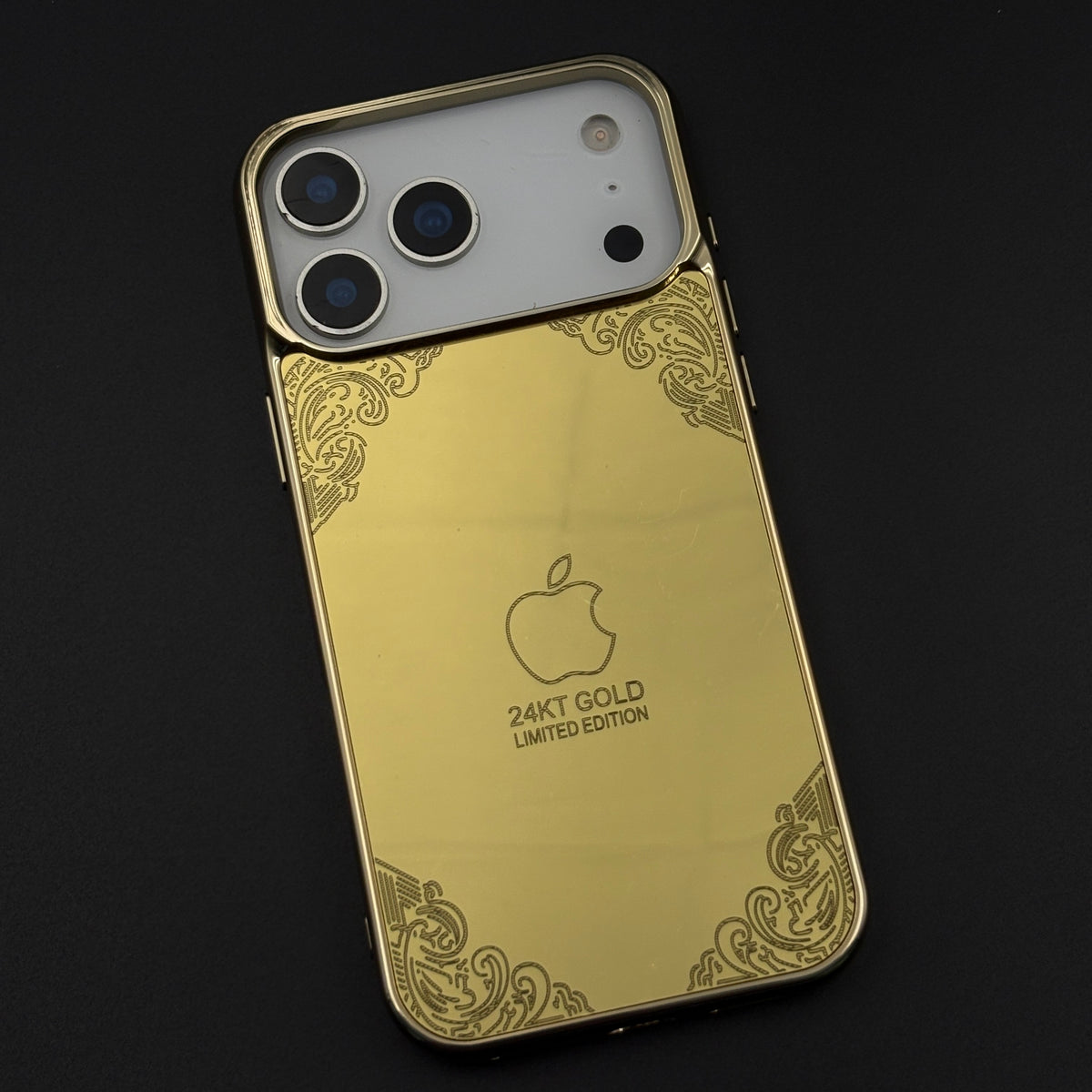 Handcrafted 24K Gold Plated Case for iPhone 18 Pro | Luxury Limited Edition Cover