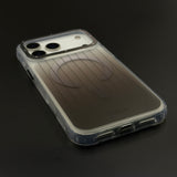 Translucent Pinstripe MagSafe Case Cover with Raised Camera Guard for iPhone 17 Series