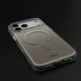Translucent Pinstripe MagSafe Case Cover with Raised Camera Guard for iPhone 17 Series
