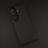 Stitched Leather Case for Samsung Galaxy Z Fold 6 | Premium Handcrafted Vintage Edition