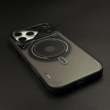 Tech-Inspired Futuristic Armor MagSafe Case Cover for iPhone 18 Pro