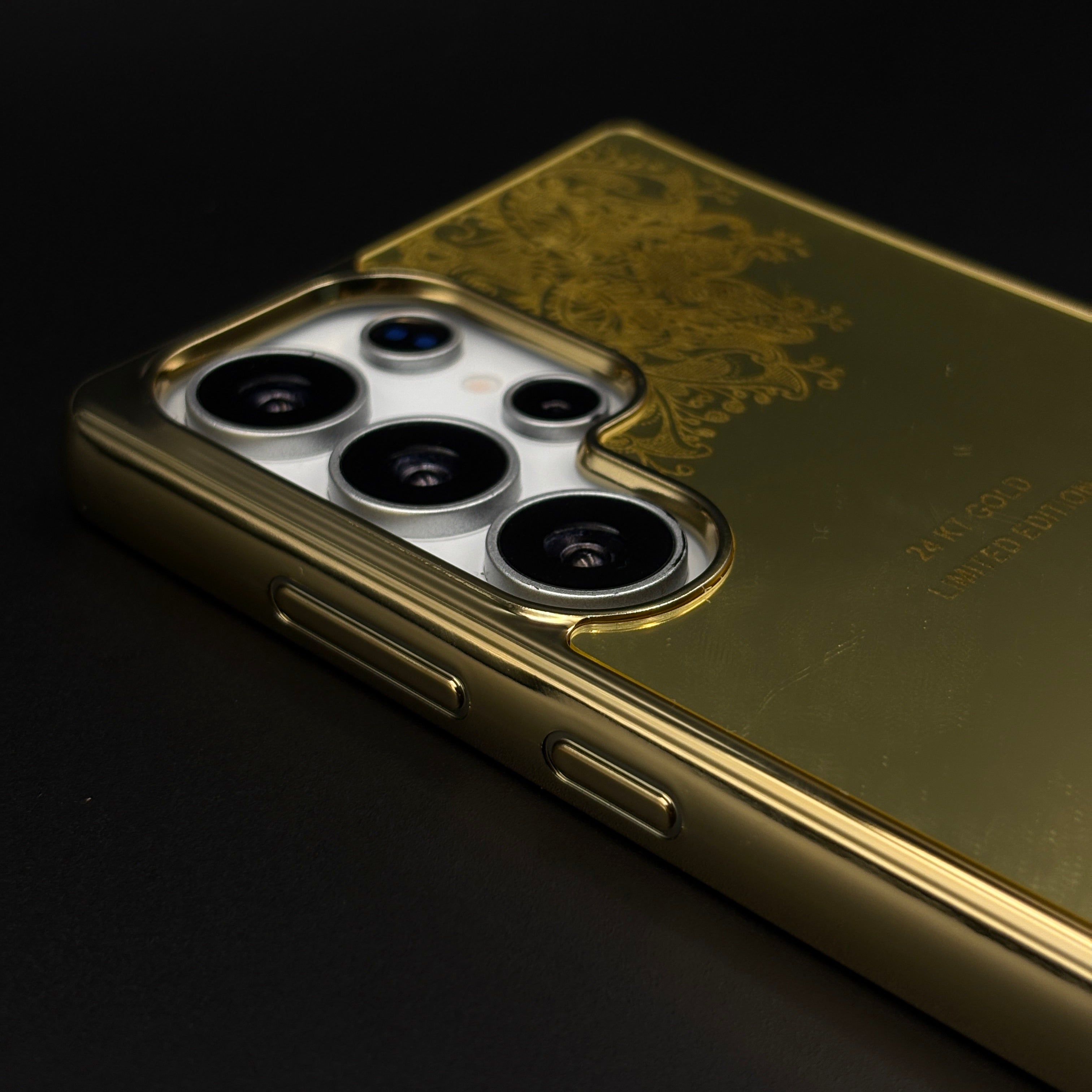 Handcrafted 24K Gold Plated Watch Brand Case for Samsung Galaxy S25 Ultra | Luxury Limited Edition Cover