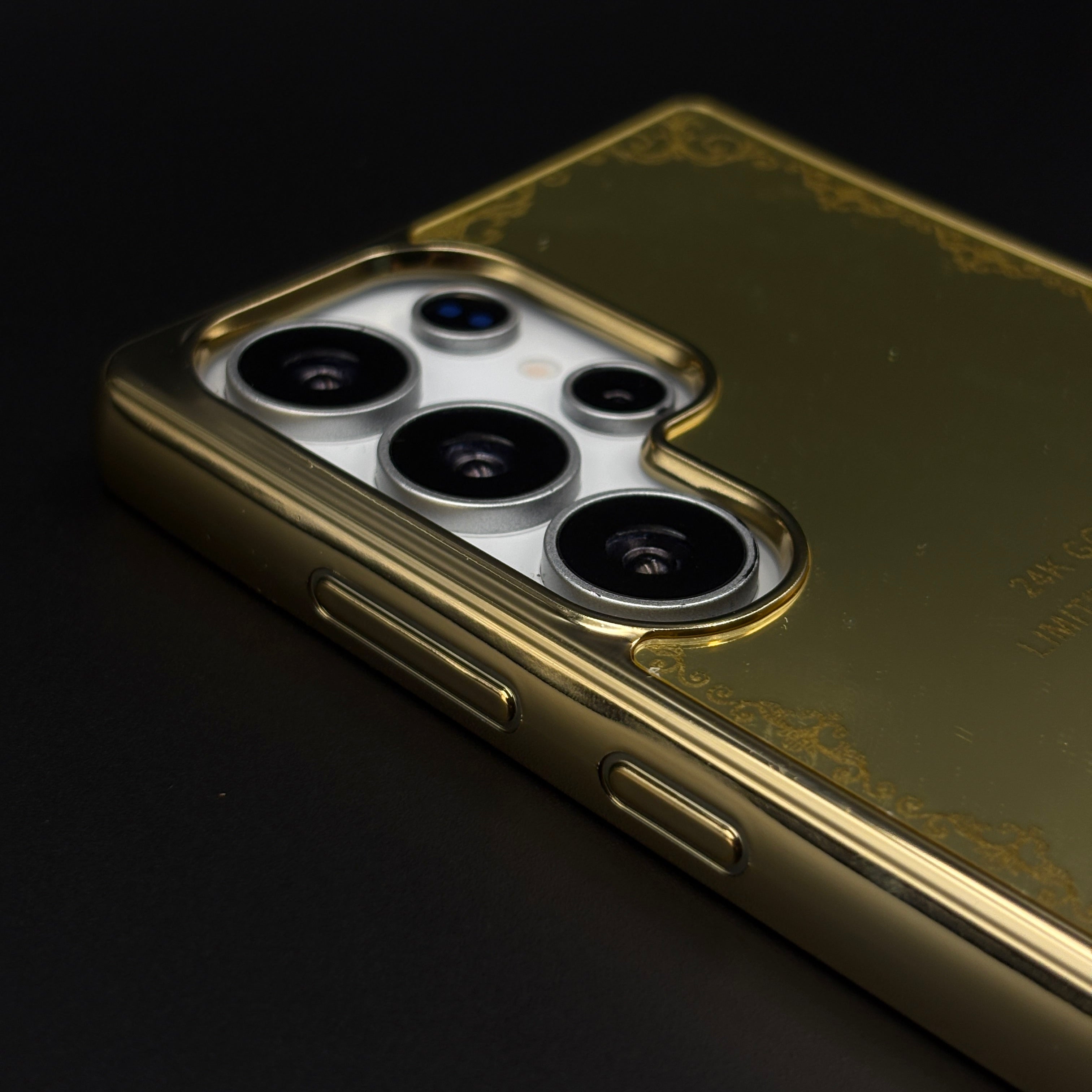 Handcrafted 24K Gold Plated Luxury Fashion Brand Case for Samsung Galaxy S25 Ultra | Luxury Limited Edition Cover
