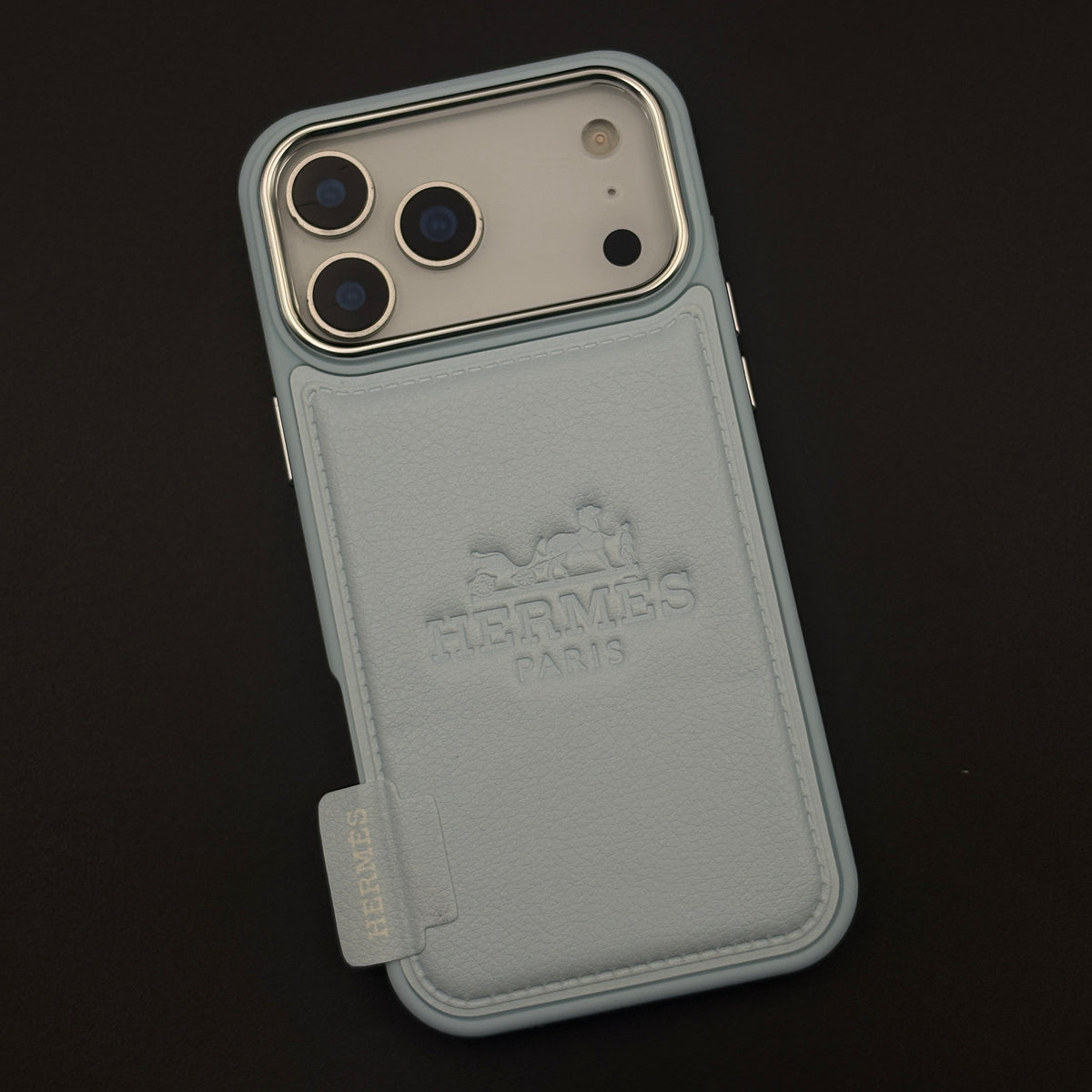 HMS Paris Embossed Leather Case for iPhone 18 Pro