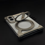 Z Shape Aluminium Metal Rotating Kickstand Case for Samsung Galaxy Z Fold 8