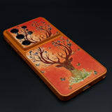 Luxury Deer Embroidery Mobile Case Cover for Samsung Galaxy S26 Ultra