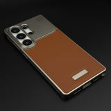 Aluminium Metal Leather Mobile Case Cover Samsung Galaxy S25 Ultra