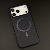 Super Magnetic Magsafe PU Leather Case for iPhone 17 Series | Premium Grip & Sleek Design