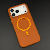 Super Magnetic Magsafe PU Leather Case for iPhone 17 Series | Premium Grip & Sleek Design