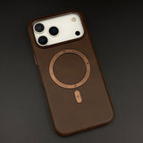 Super Magnetic Magsafe PU Leather Case for iPhone 17 Series | Premium Grip & Sleek Design