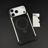 Metal Stand Mobile Case Cover for iPhone 17 Series | Rugged MagSafe Armor Shell