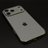 Luxury Backplane Glass Chromatic Lens Shield Case for iPhone 17 Series