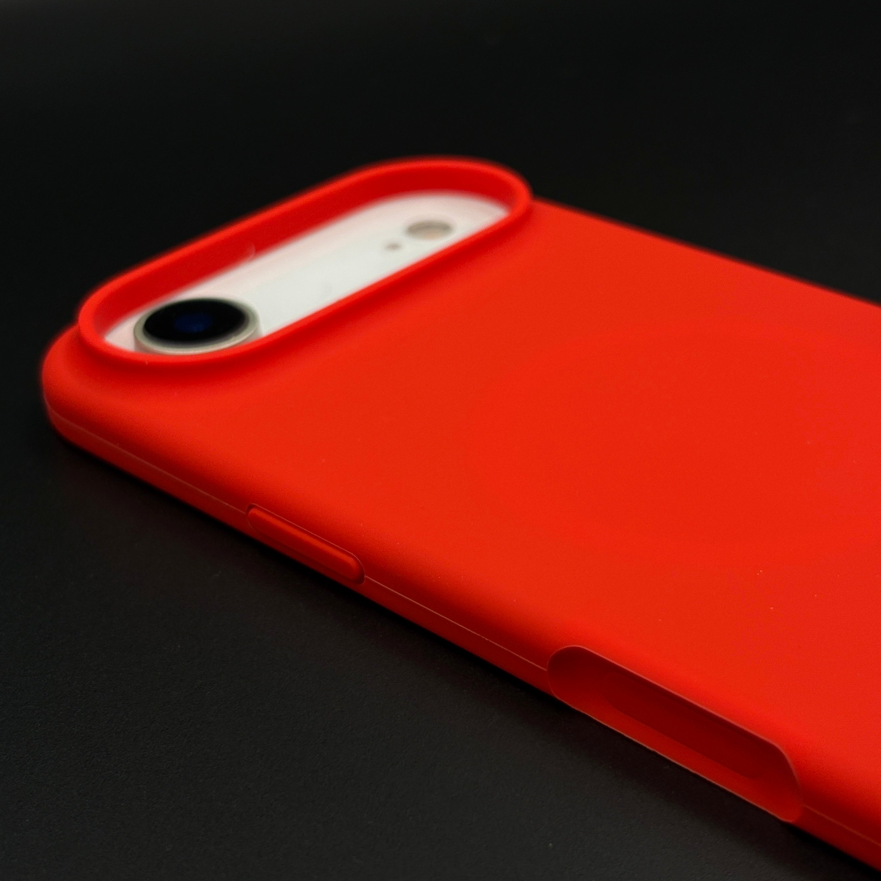 Rosso Red Racing Emblem Mobile Case Cover for iPhone 17 Air | Soft Silicone Touch | Sports Edition | Hidden MagSafe