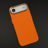 Carbon Fiber Slim Mobile Case Cover for iPhone 17 Air | Rare Aramid Texture Finish | Real Carbon Fibre Feel | Hidden MagSafe