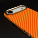 Carbon Fiber Slim Mobile Case Cover for iPhone 17 Air | Rare Aramid Texture Finish | Real Carbon Fibre Feel | Hidden MagSafe