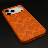 CC Pattern PU Leather Side Silicone Case for iPhone 17 Series | Monogram Soft Touch Protection