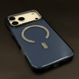 Rhinestone MagSafe Ring Case for iPhone 17 Series | Crystal Bling Wireless Charging Cover