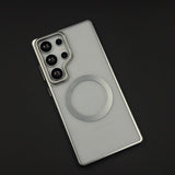 Luxury MagSafe Case for Samsung Galaxy S25 Ultra | Hard PC | Metal Camera Bump | Built-In Kickstand
