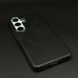 Luxury Leather Raised Bezel Camera Protection Case Cover for Samsung Galaxy S26