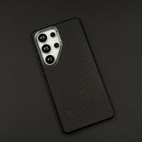 Carbon Fiber Case with Hidden Magsafe for Samsung Galaxy S25 Ultra | Metallic Camera Guard | Slim Magnetic Luxury Protection